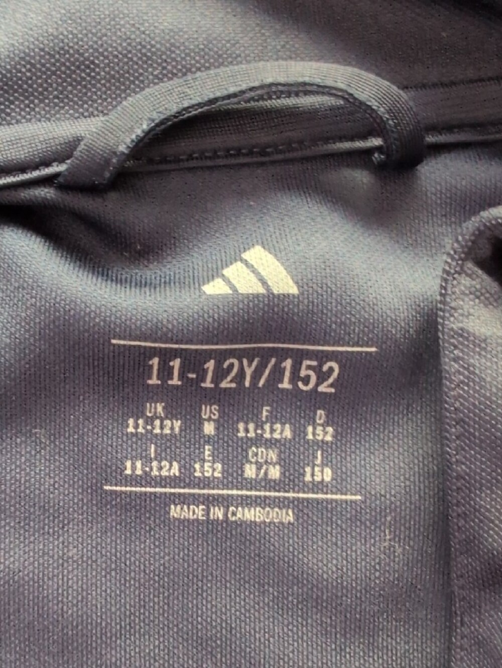 adidas Navy Track Jacket with White Accents - Picture 2 of 3
